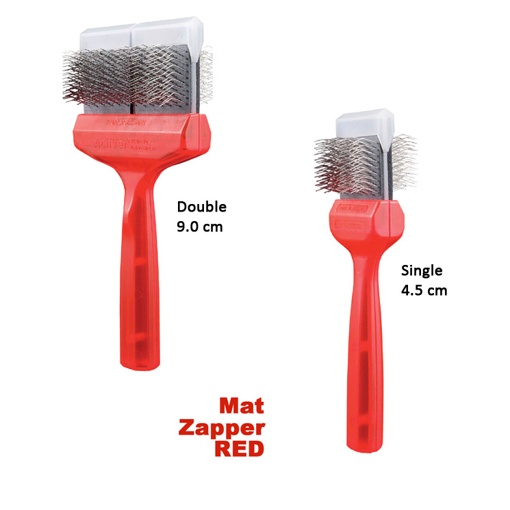 Proactive Sports Dual Bristle Groove Brush (Red)