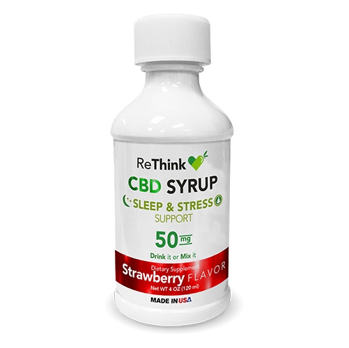 ReThink Hemp / CBD Syrup CBD Strawberry 50mg / 4oz | SKU: 74201