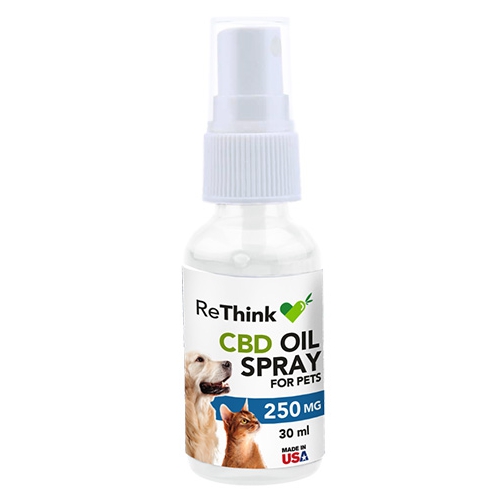 ReThink Hemp / CBD Oral Spray for Pets 250mg / 30ml | SKU: 74420